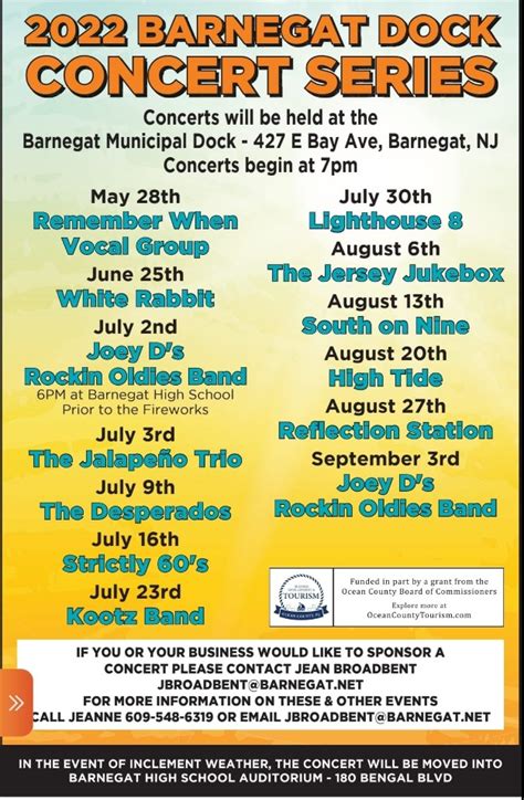 ocean city, nj events|ocean city nj concerts 2023.